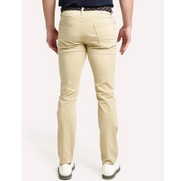G/Fore Core 5 Pocket Tan Golf Pants 34x33 Brushed Cotton/Modal - Picture 3 of 11